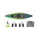 Inflatable Kayak Tandem - for 2 persons - Green Color- 11'4'' - SF-IYA115-GR - Seaflo